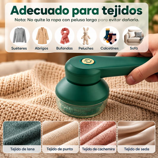 REMOVEDOR PELUSAS QUITAMOTAS RECARGABLE